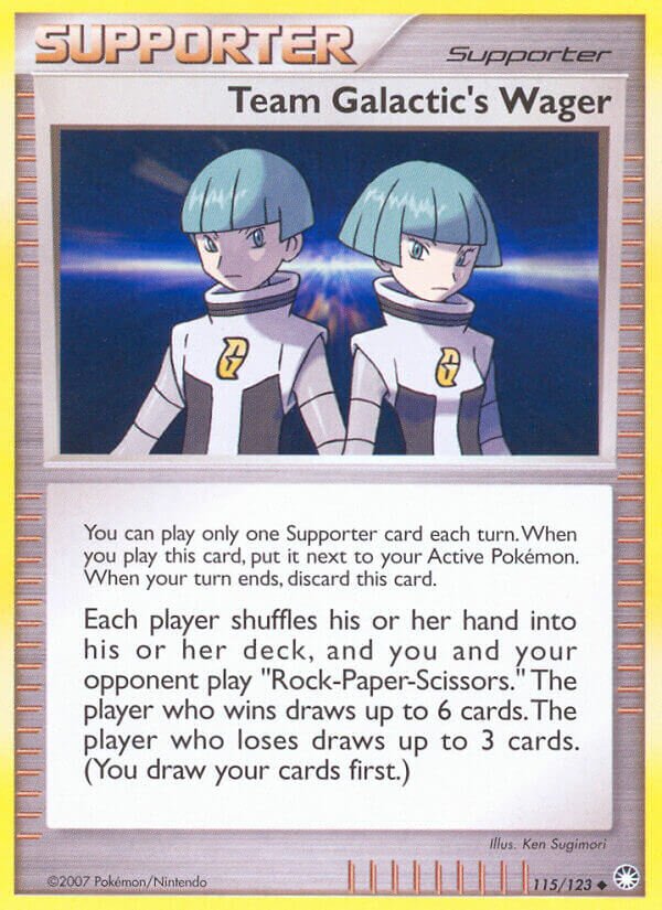Team Galactic's Wager 115/123 — WC Deck 2008 (Psychic Lock) (English Pokémon TCG card)