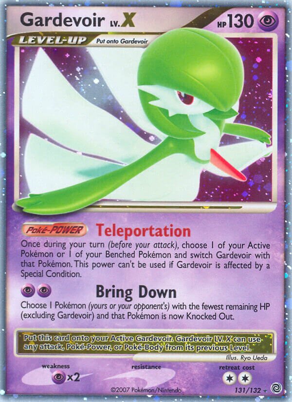 Gardevoir LV.X 131/132 — WC Deck 2008 (Psychic Lock) (English Pokémon TCG card)