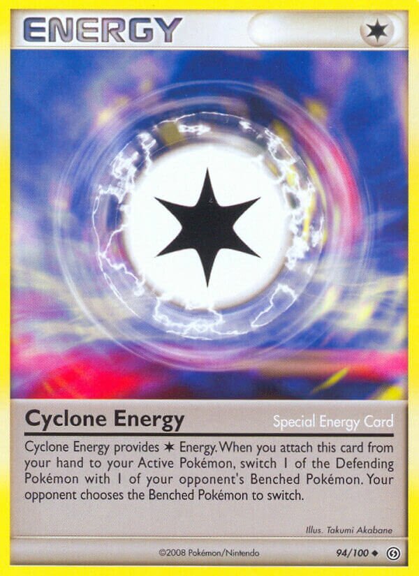 Cyclone Energy 94/100 — WC Deck 2010 (Happy Luck) (English Pokémon TCG card)
