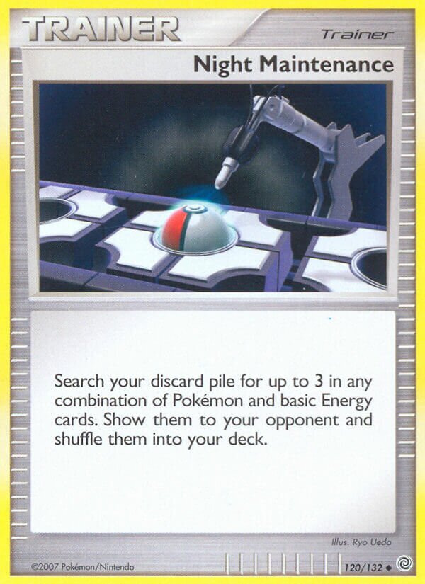 Night Maintenance 120/132 — WC Deck 2010 (Power Cottonweed) (English Pokémon TCG card)