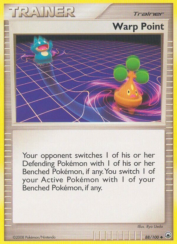 Warp Point 88/100 — WC Deck 2010 (Power Cottonweed) (English Pokémon TCG card)