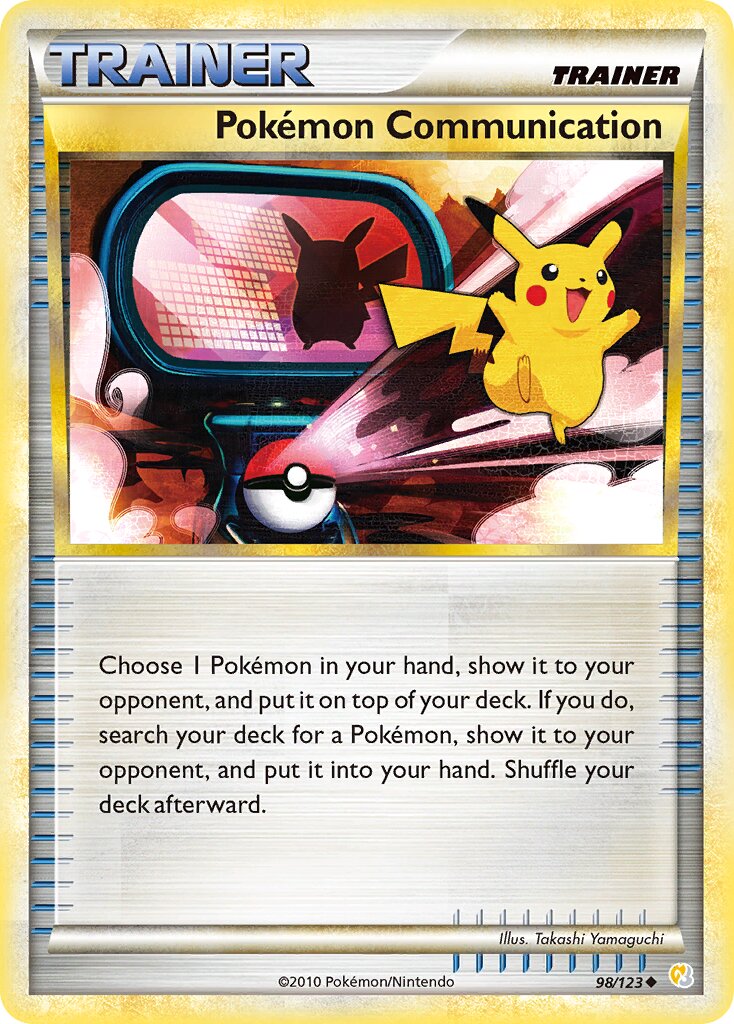 Pokémon Communication 98/123 — WC Deck 2010 (Power Cottonweed) (English Pokémon TCG card)