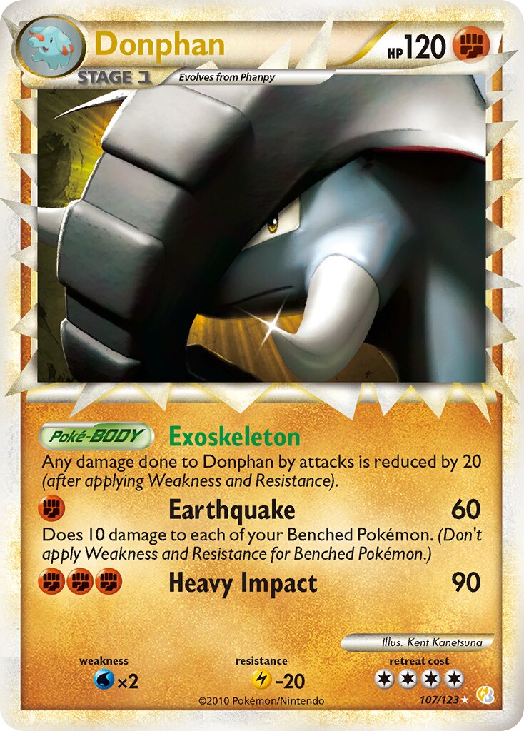 Donphan 107/123 — WC Deck 2011 (The Truth) (English Pokémon TCG card)