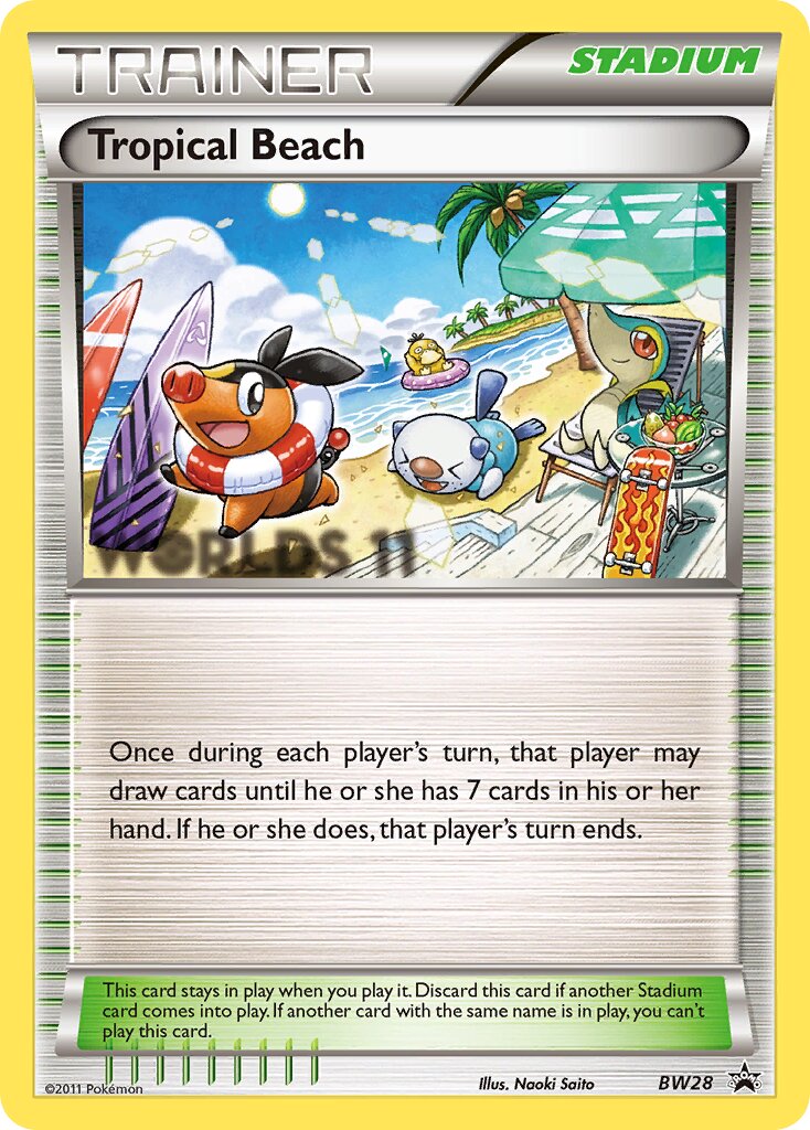 Tropical Beach BW28 — WC Deck 2011 (The Truth) (English Pokémon TCG card)