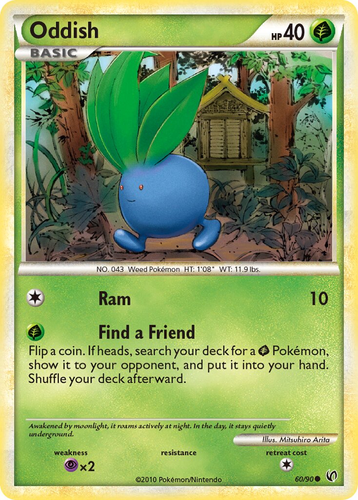 Oddish 60/90 — WC Deck 2011 (The Truth) (English Pokémon TCG card)