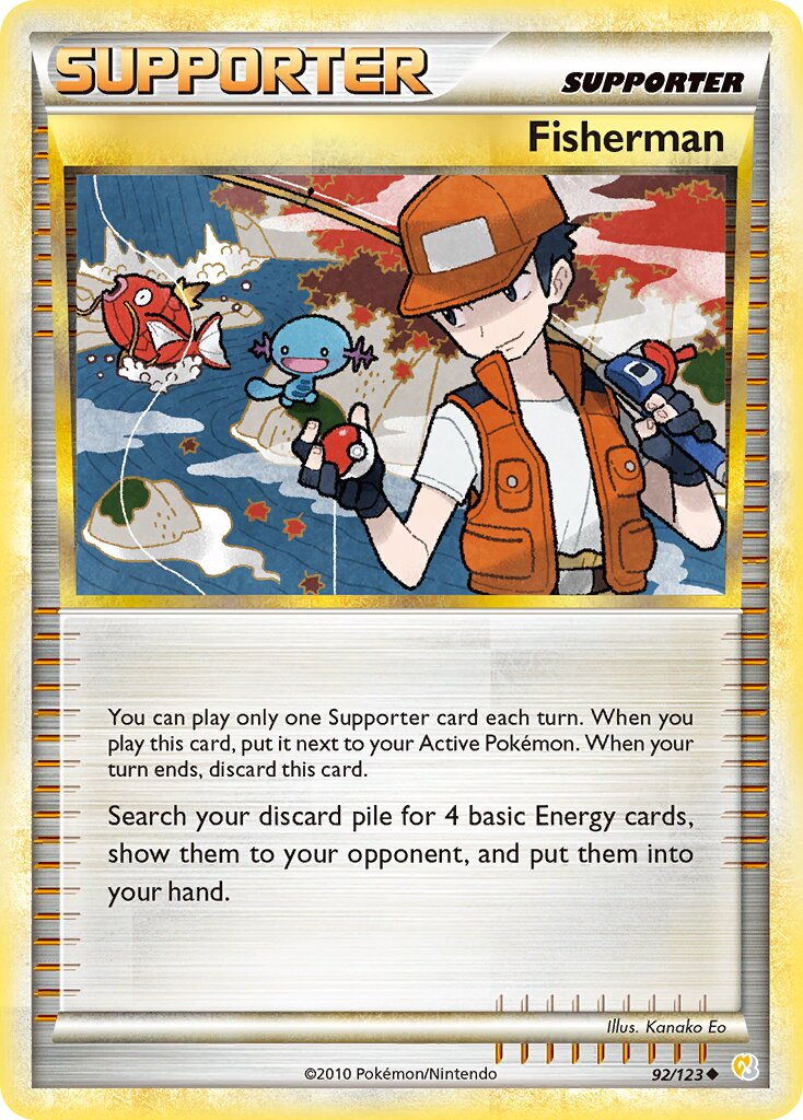 Fisherman 92/123 — WC Deck 2011 (Twinboar) (English Pokémon TCG card)