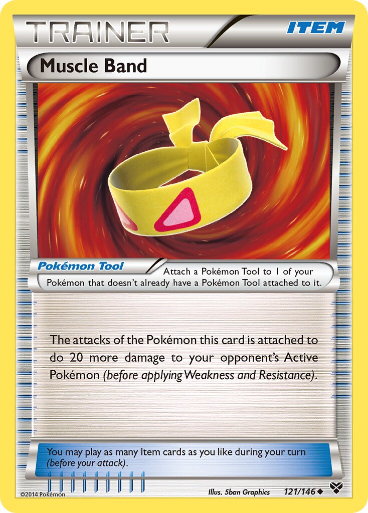 Muscle Band 121/146 — WC Deck 2014 (Crazy Punch) (English Pokémon TCG card)