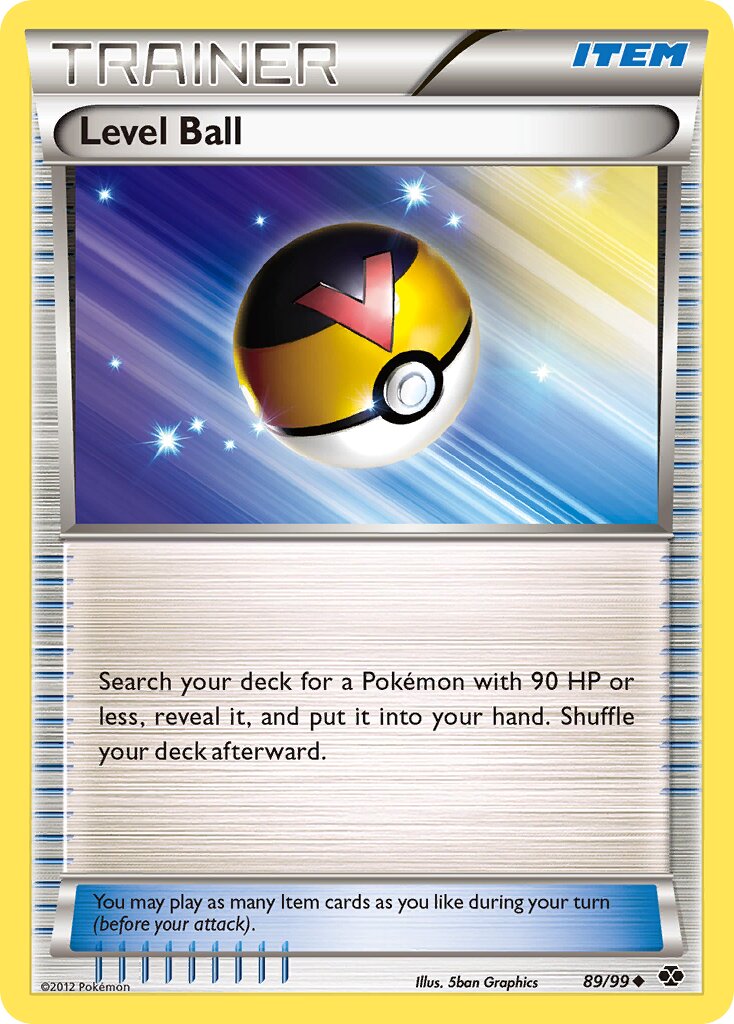 Level Ball 89/99 — WC Deck 2014 (Crazy Punch) (English Pokémon TCG card)