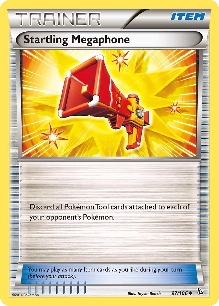 Startling Megaphone 97/106 — WC Deck 2014 (Crazy Punch) (English Pokémon TCG card)