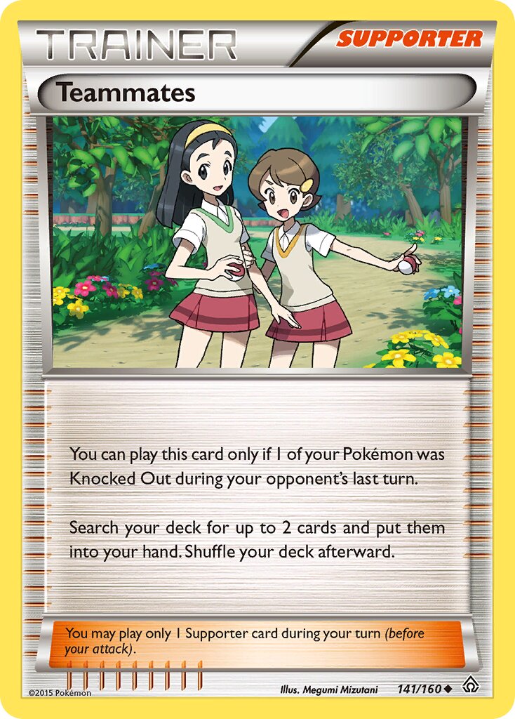 Teammates 141/160 — WC Deck 2015 (Primal Groudon) (English Pokémon TCG card)