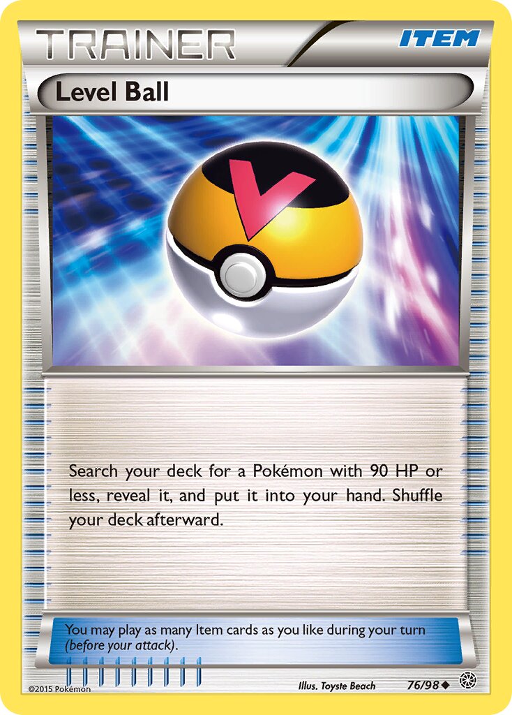 Level Ball 76/98 — WC Deck 2016 (Bebe Deck) (English Pokémon TCG card)