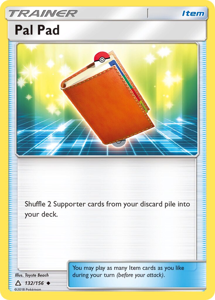 Pal Pad 132/156 — WC Deck 2019 (Fire Box) (English Pokémon TCG card)