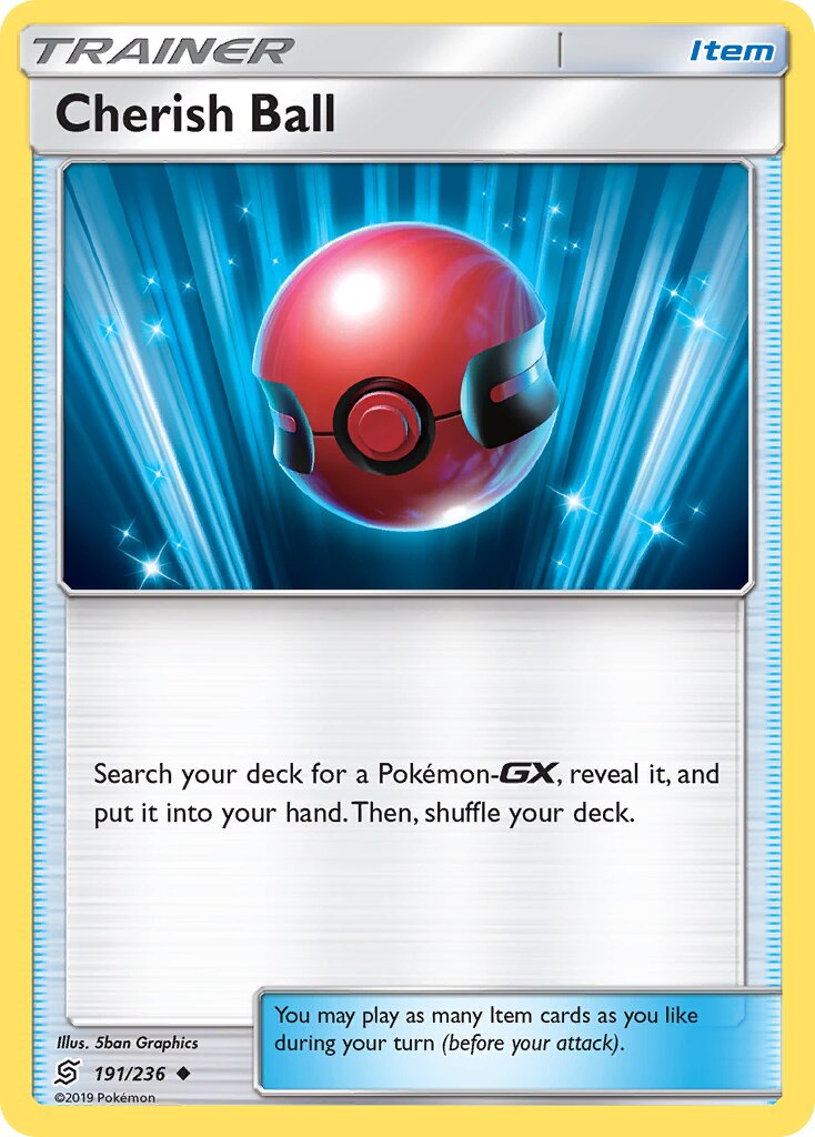 Cherish Ball 191/236 — WC Deck 2019 (Fire Box) (English Pokémon TCG card)