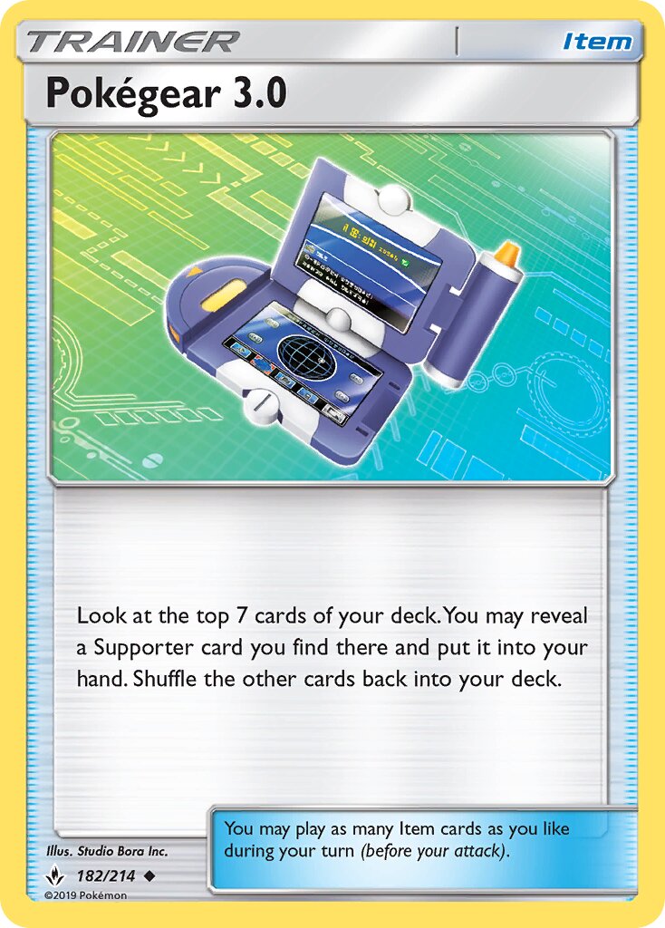 Pokégear 3.0 182/214 — WC Deck 2019 (Perfection) (English Pokémon TCG card)