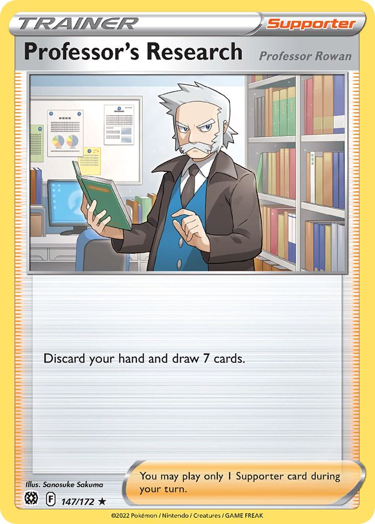 Professor's Research 147/172 — WC Deck 2022 (ADP) (English Pokémon TCG card)