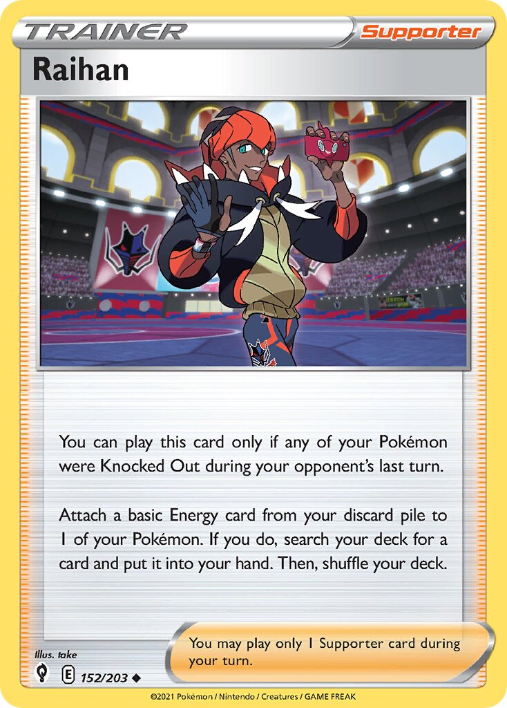 Raihan 152/203 — WC Deck 2022 (ADP) (English Pokémon TCG card)