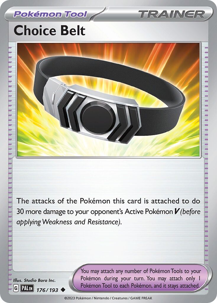 Choice Belt 176/193 — WC Deck 2023 (Colorless Lugia) (English Pokémon TCG card)