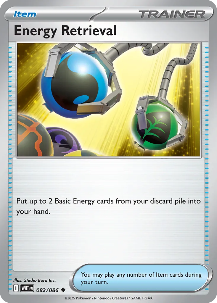 Energy Retrieval 082 — White Flare (English Pokémon TCG card)