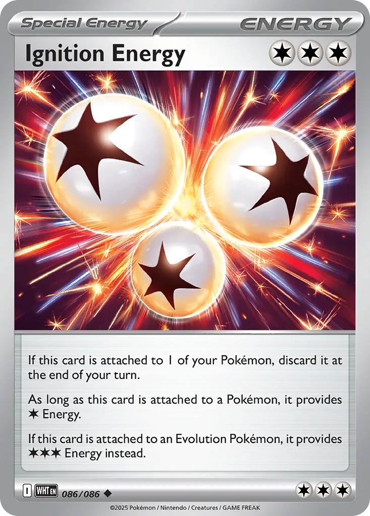 Ignition Energy 086 — White Flare (English Pokémon TCG card)