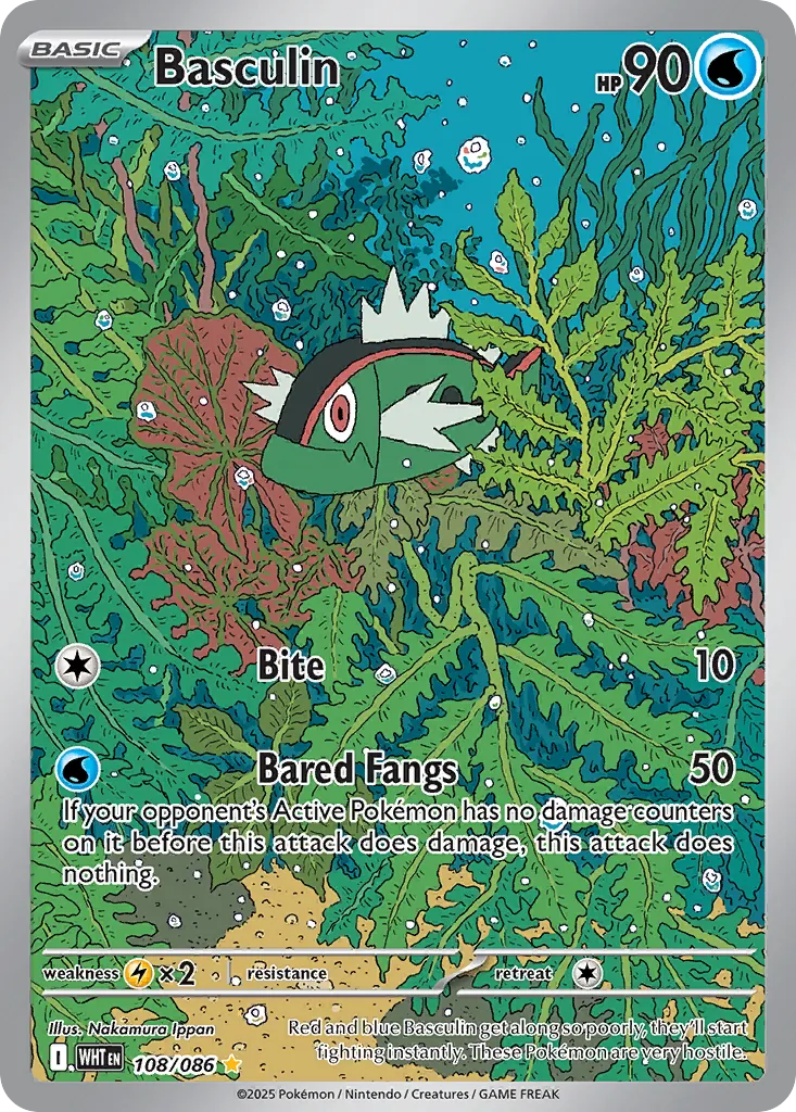 Basculin 108 — White Flare (English Pokémon TCG card)