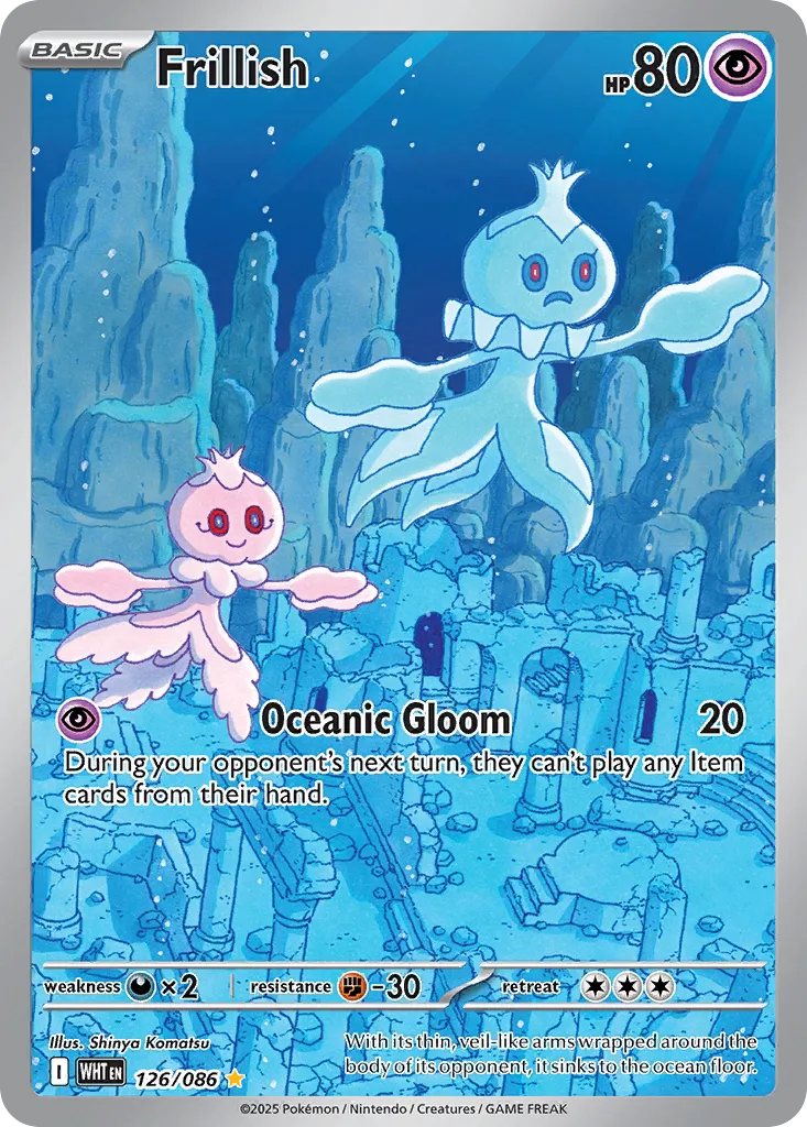 Frillish 126 — White Flare (English Pokémon TCG card)