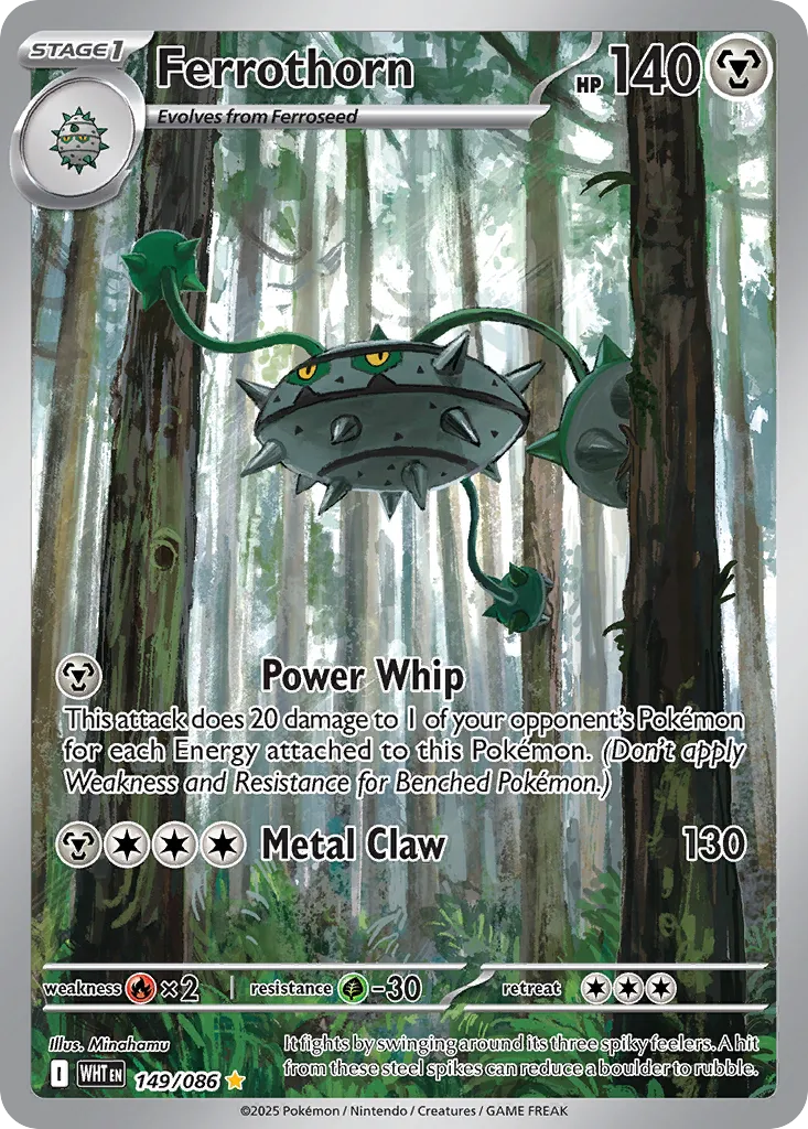 Ferrothorn 149 — White Flare (English Pokémon TCG card)