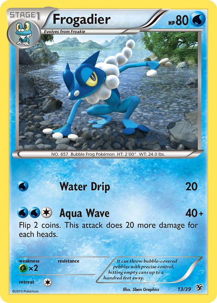 Frogadier 013/39 — Kalos Starter Set (English Pokémon TCG card)