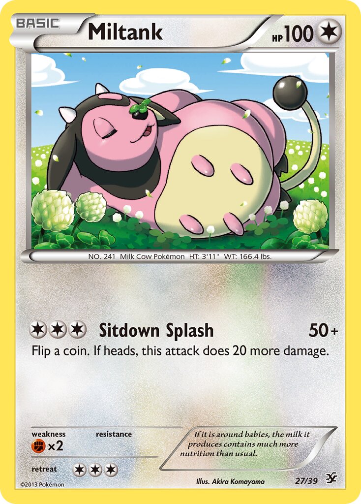 Miltank 027/39 — Kalos Starter Set (English Pokémon TCG card)