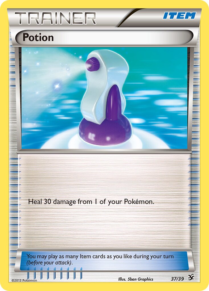 Potion 037/39 — Kalos Starter Set (English Pokémon TCG card)