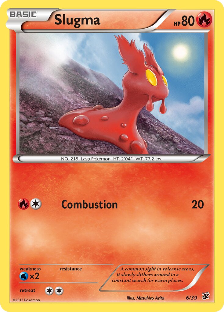 Slugma 006/39 — Kalos Starter Set (English Pokémon TCG card)