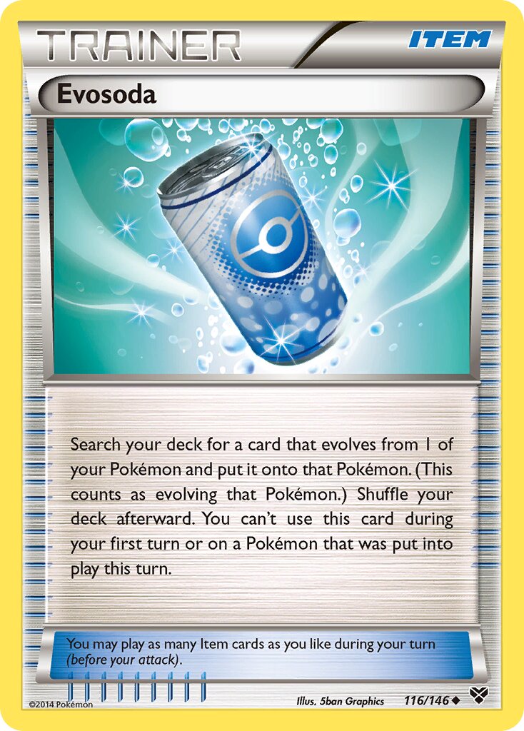 Evosoda 116/146 — XY (English Pokémon TCG card)