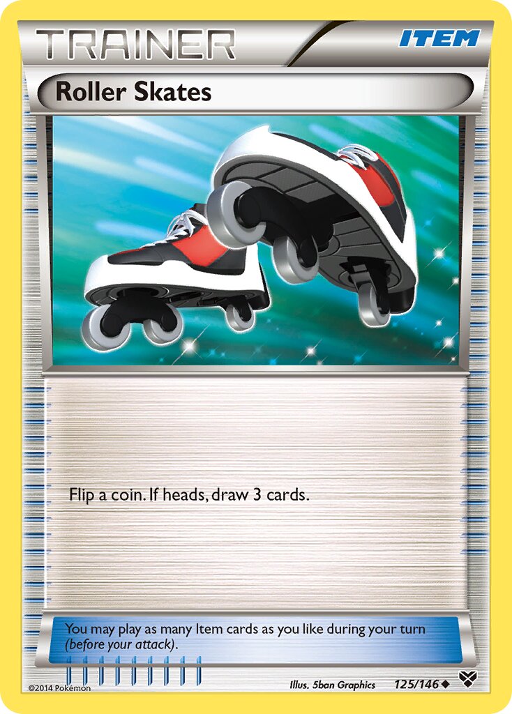 Roller Skates 125/146 — XY (English Pokémon TCG card)