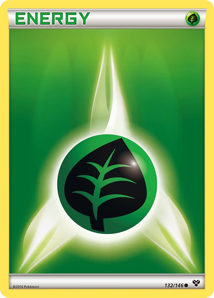 Grass Energy 132/146 — XY (English Pokémon TCG card)