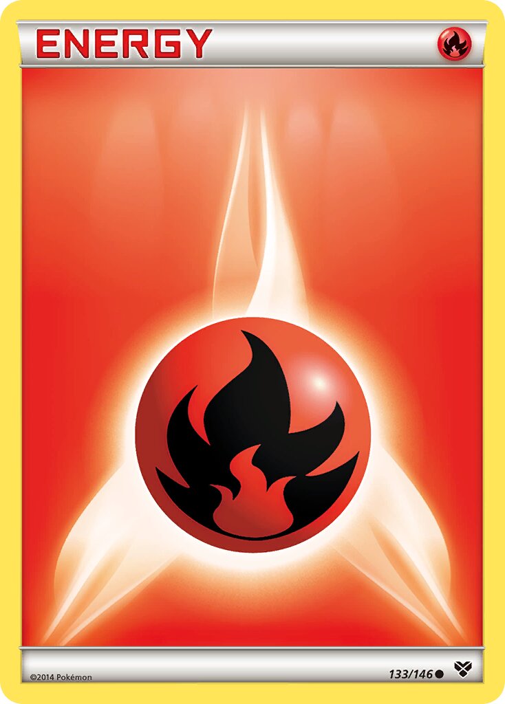 Fire Energy 133/146 — XY (English Pokémon TCG card)