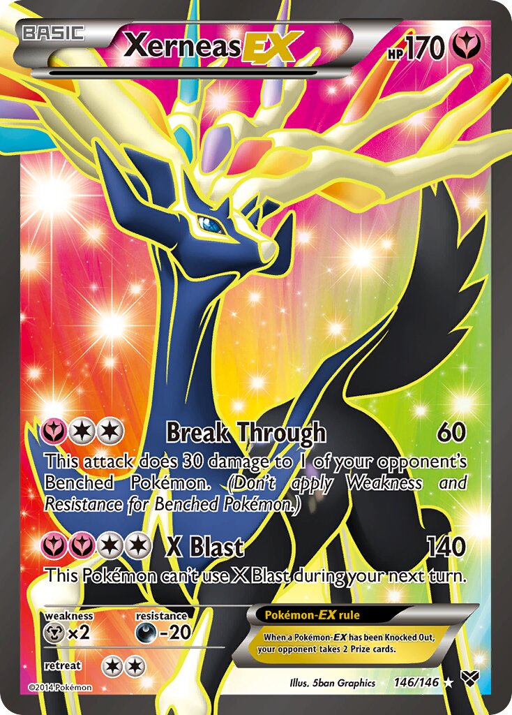 Xerneas-EX 146/146 — XY (English Pokémon TCG card)