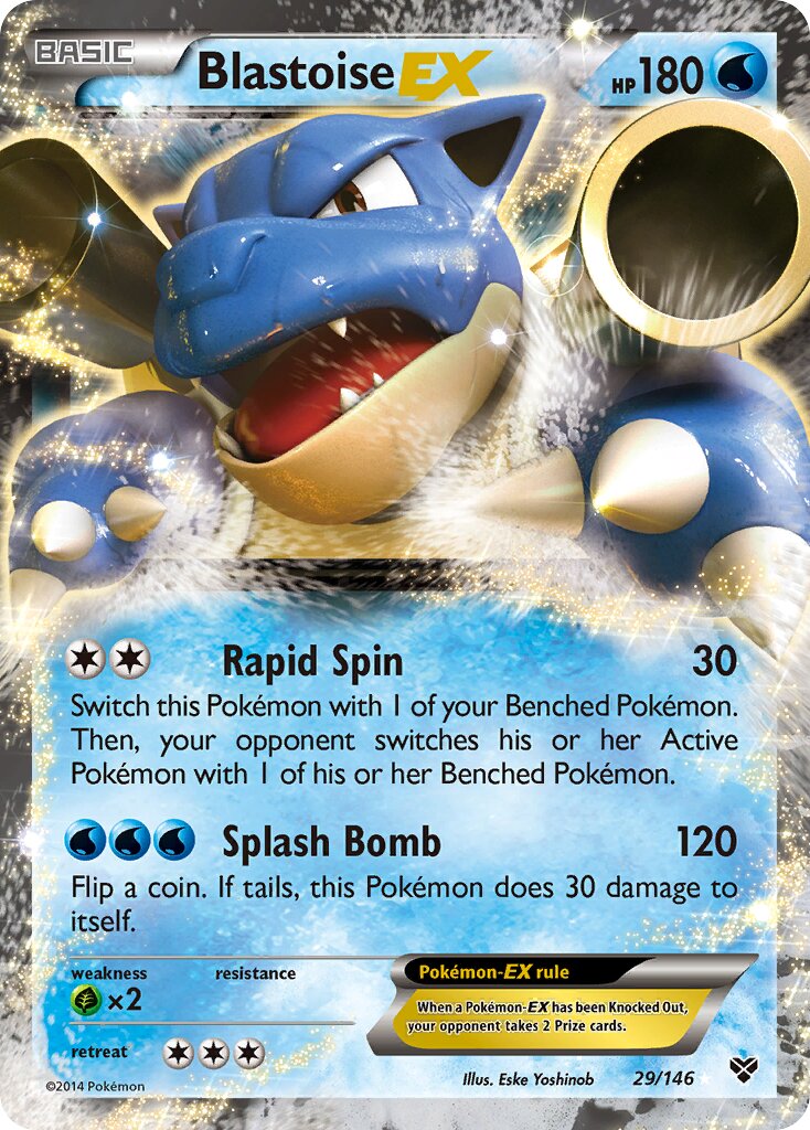 Blastoise-EX 029/146 — XY (English Pokémon TCG card)