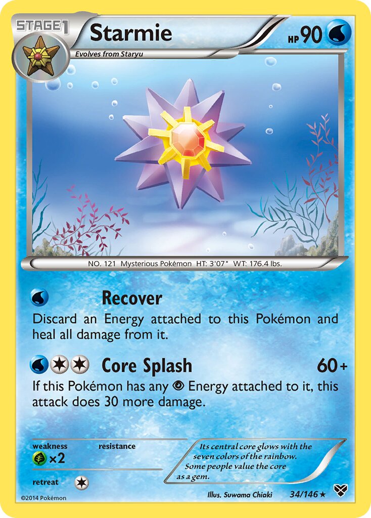 Starmie 034/146 — XY (English Pokémon TCG card)