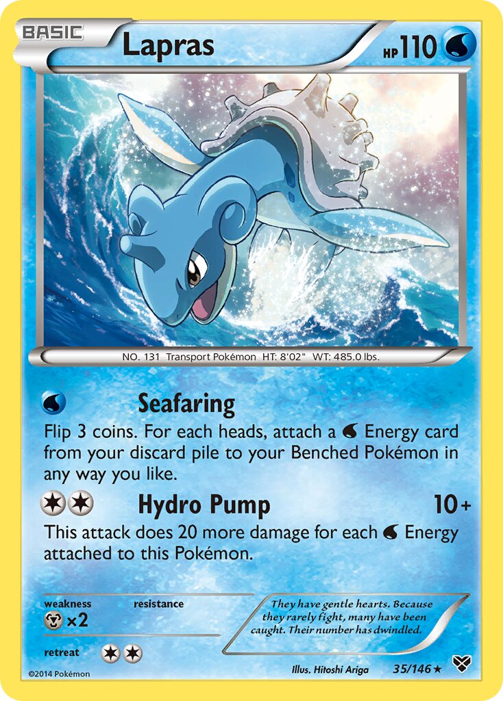Lapras 035/146 — XY (English Pokémon TCG card)