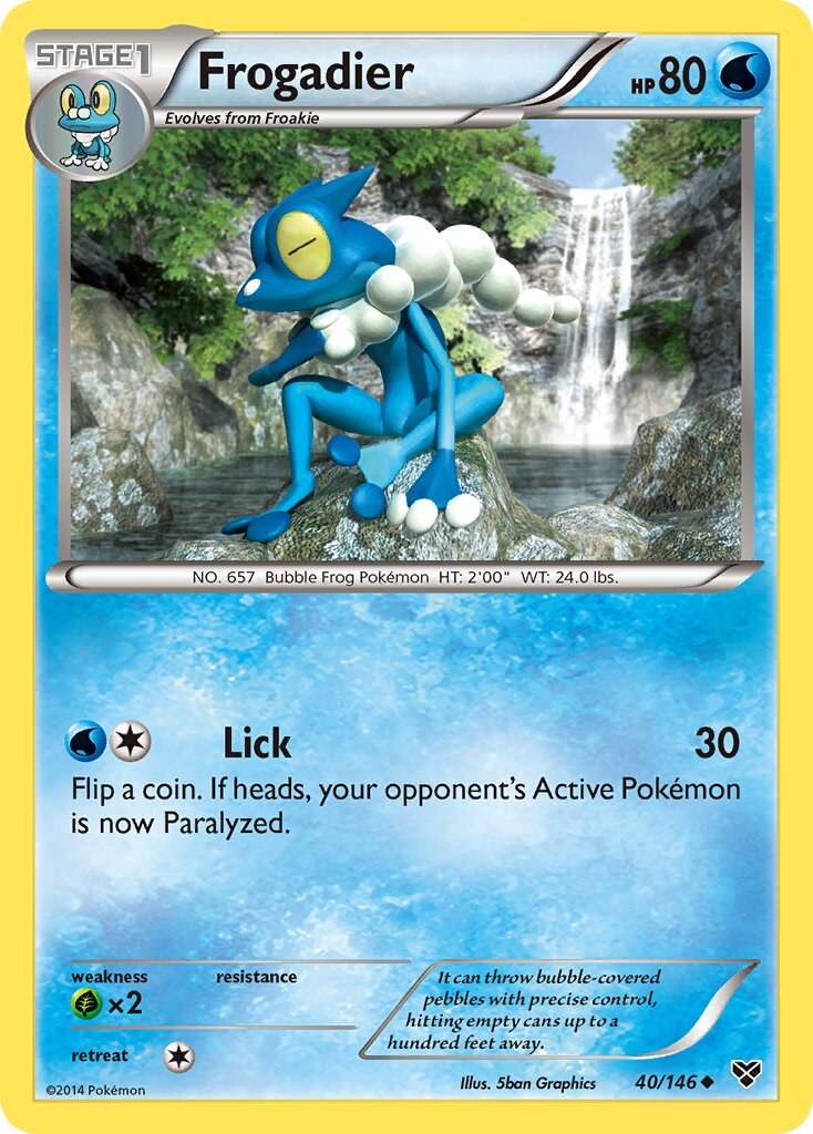 Frogadier 040/146 — XY (English Pokémon TCG card)