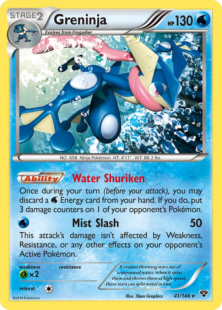 Greninja 041/146 — XY (English Pokémon TCG card)