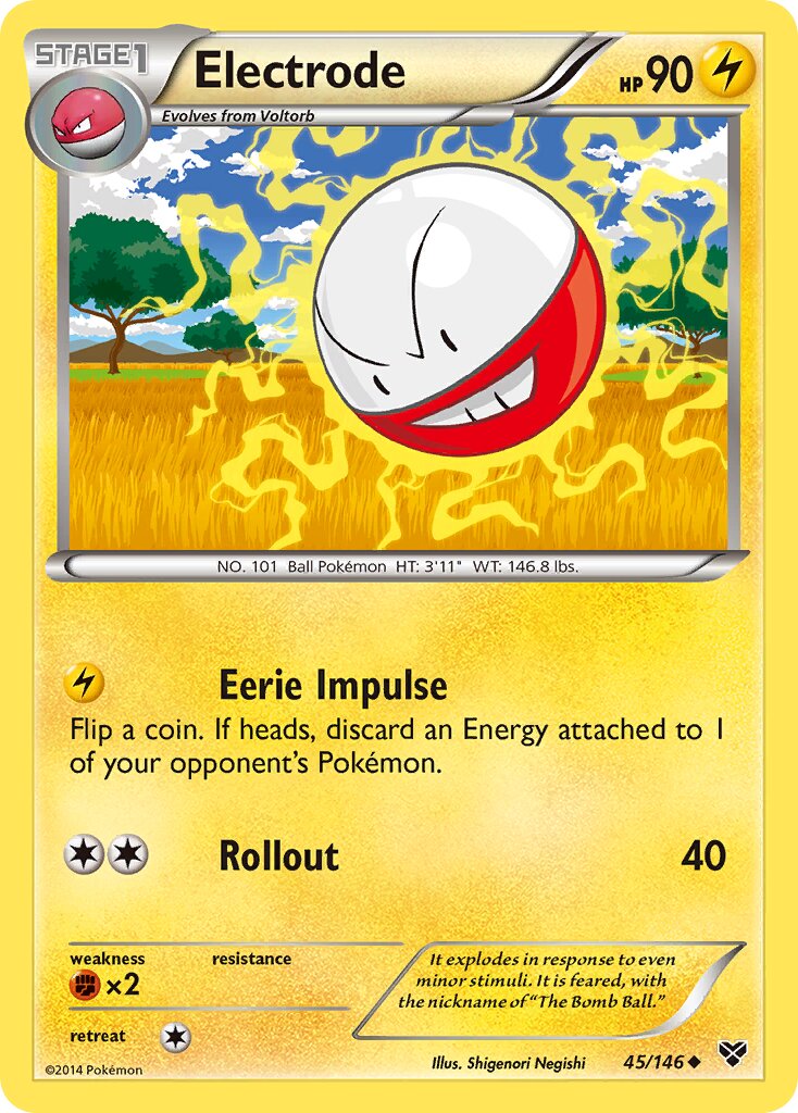 Electrode 045/146 — XY (English Pokémon TCG card)