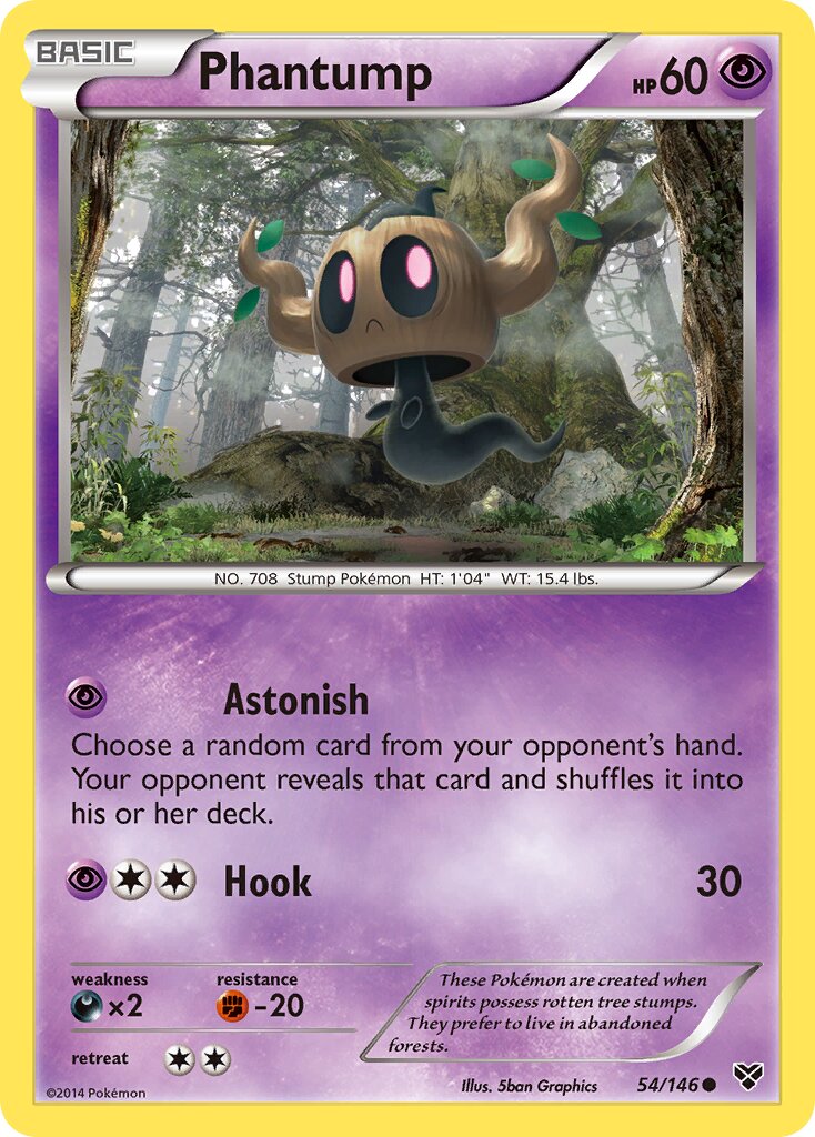 Phantump 054/146 — XY (English Pokémon TCG card)