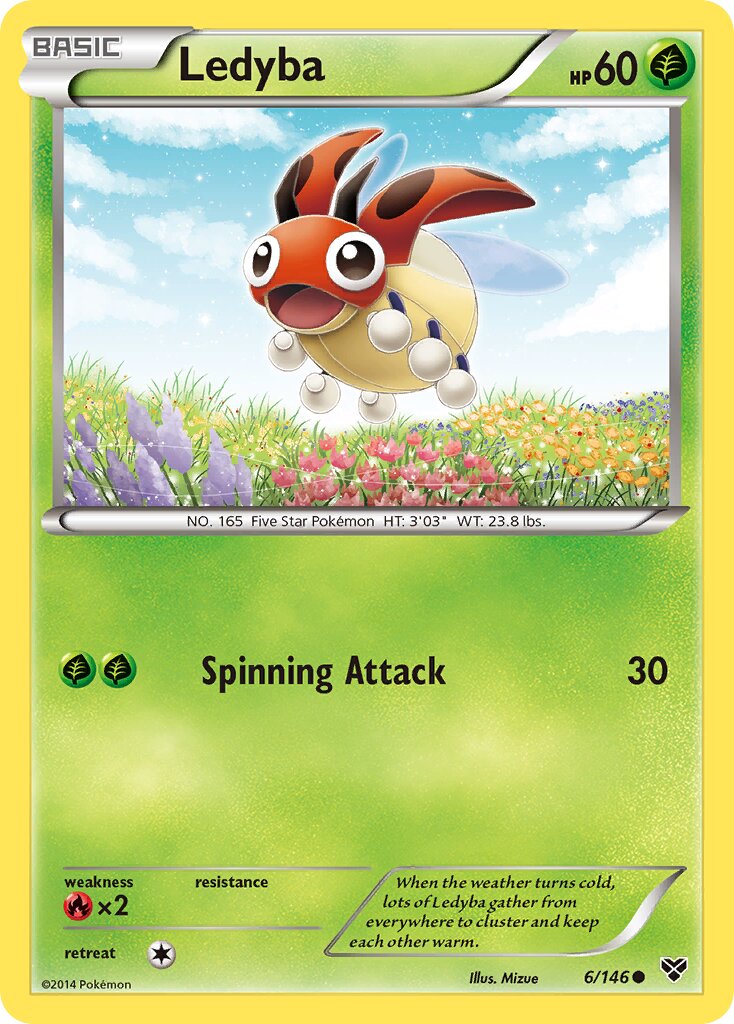 Ledyba 006/146 — XY (English Pokémon TCG card)