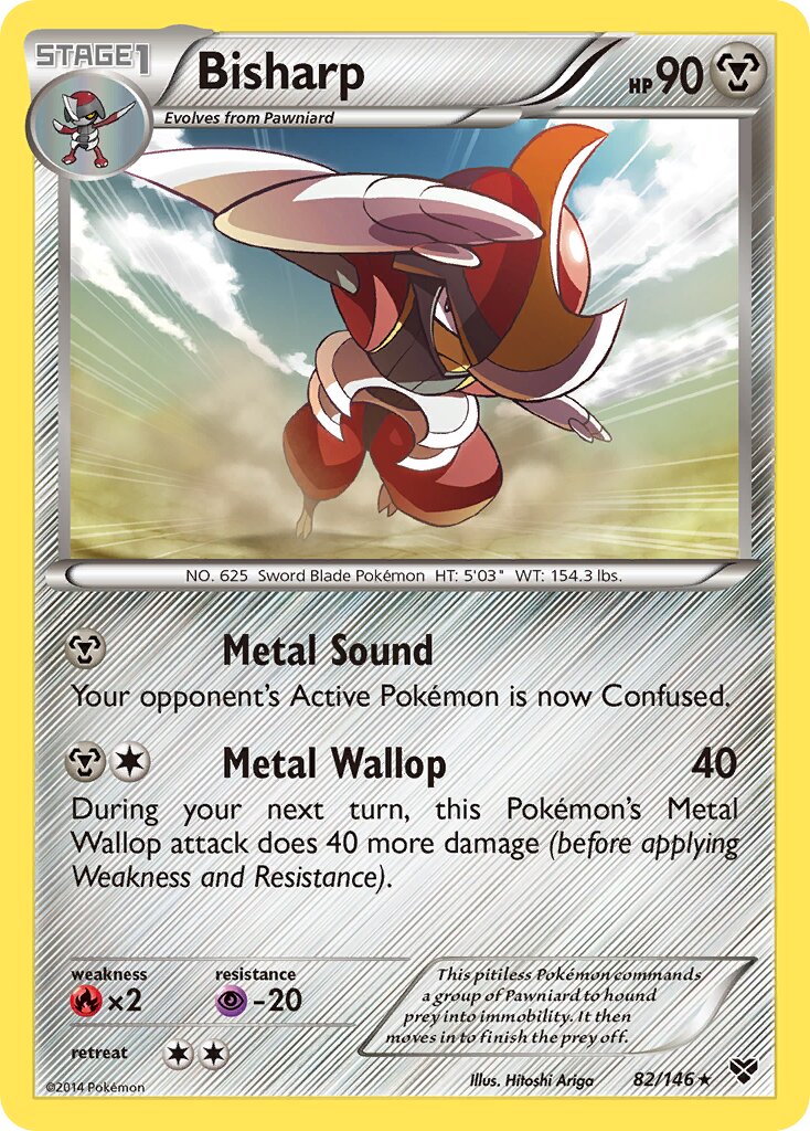 Bisharp 082/146 — XY (English Pokémon TCG card)