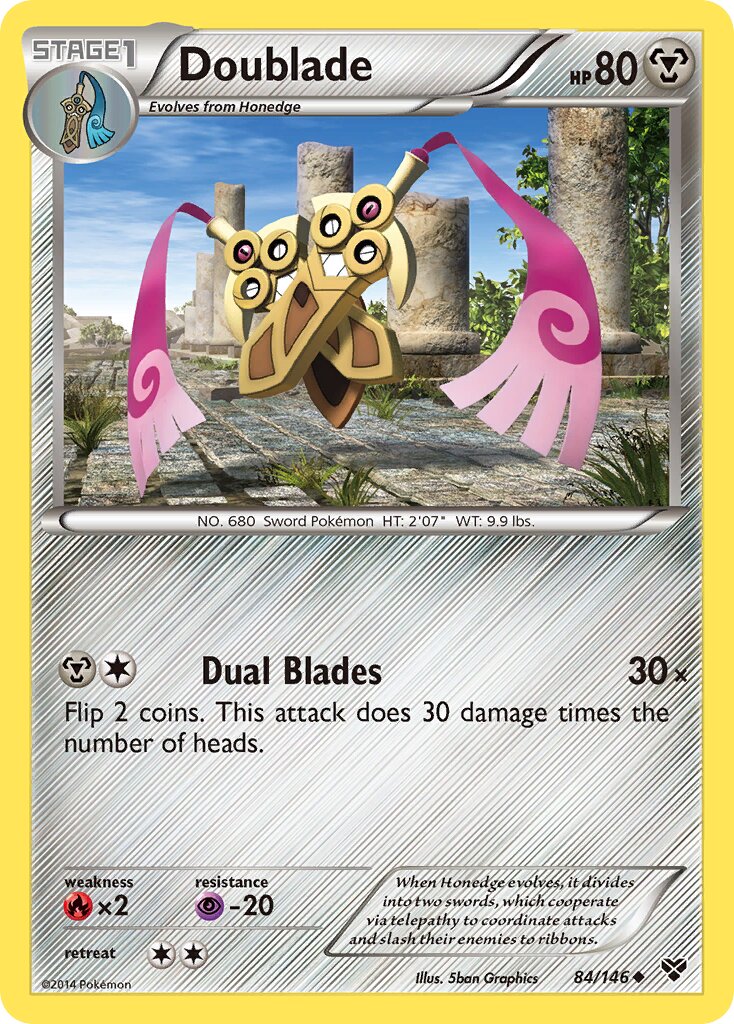 Doublade 084/146 — XY (English Pokémon TCG card)