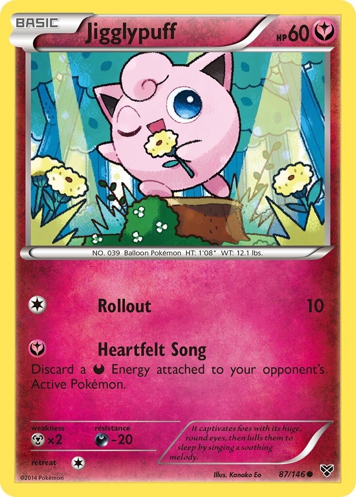 Jigglypuff 087/146 — XY (English Pokémon TCG card)