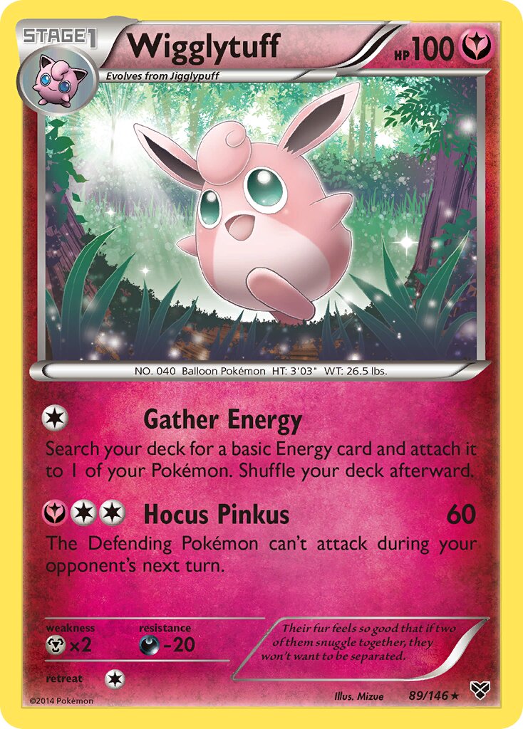 Wigglytuff 089/146 — XY (English Pokémon TCG card)