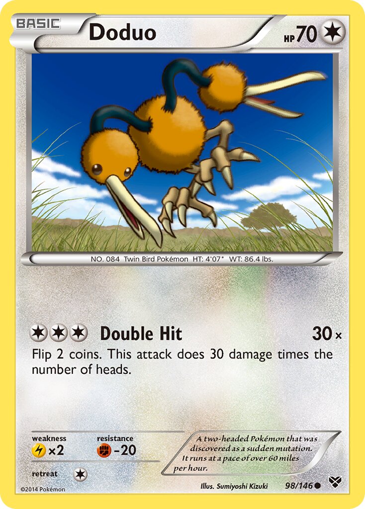 Doduo 098/146 — XY (English Pokémon TCG card)