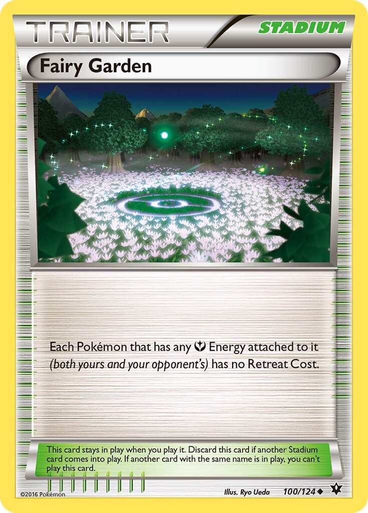 Fairy Garden 100/124 — Fates Collide (English Pokémon TCG card)