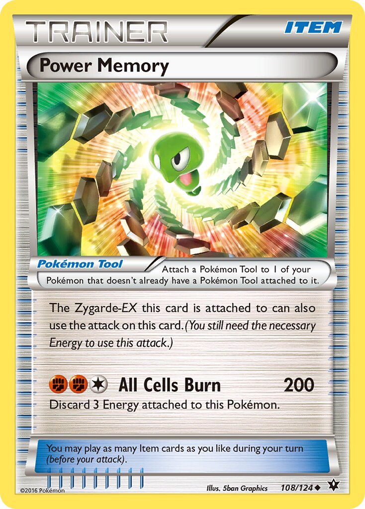 Power Memory 108/124 — Fates Collide (English Pokémon TCG card)